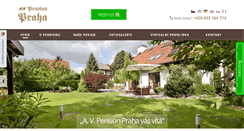 Desktop Screenshot of pension-praha.cz